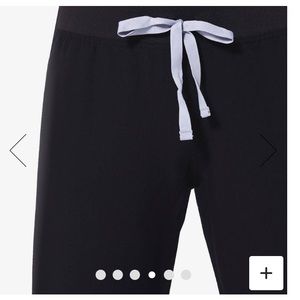 Figs Livingston TALL Black Scrub Pants